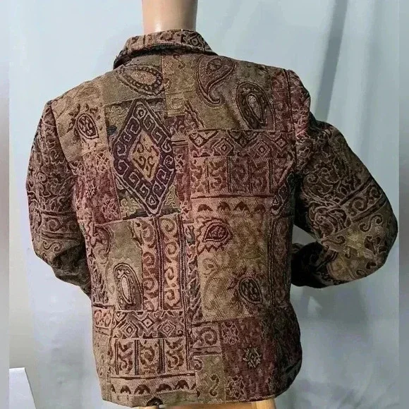 Christopher & Banks Zip-Up Jacket sz M - Picture 4 of 4